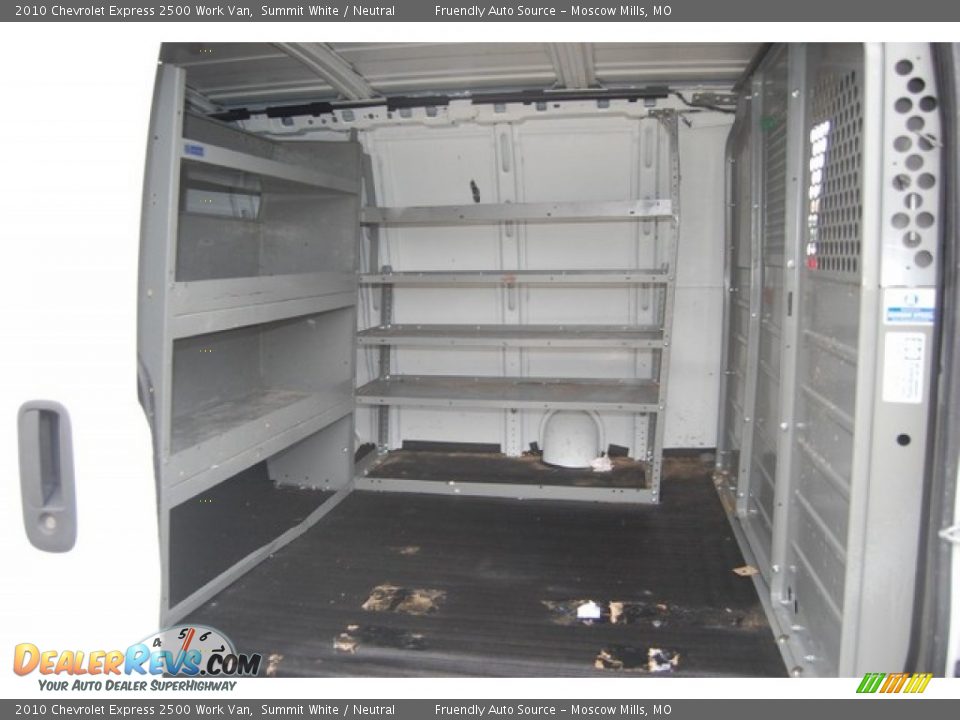 2010 Chevrolet Express 2500 Work Van Summit White / Neutral Photo #14