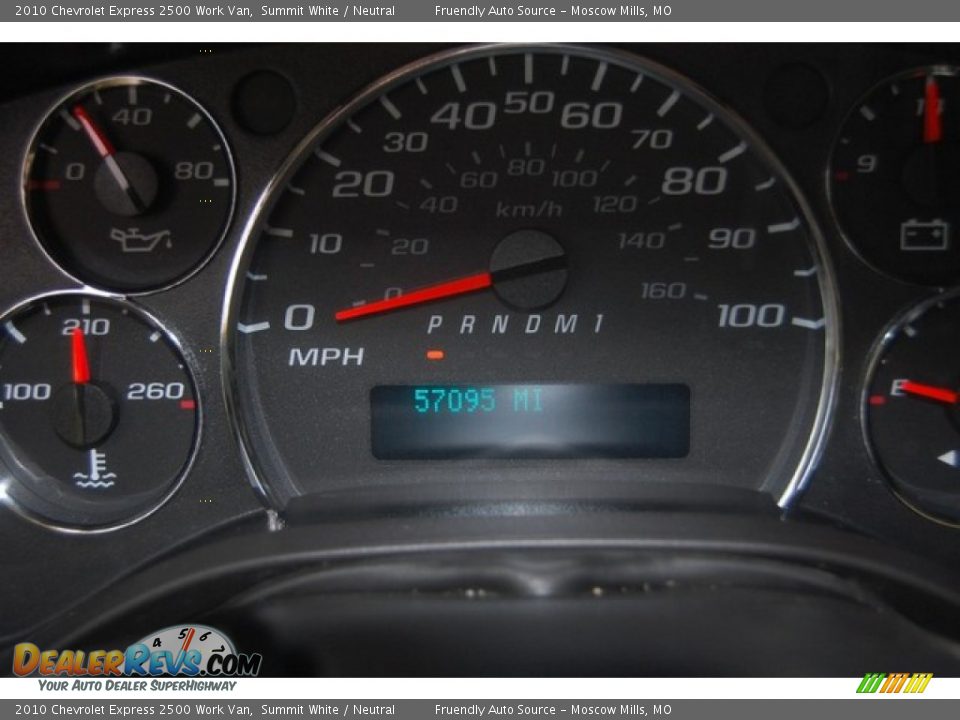 2010 Chevrolet Express 2500 Work Van Summit White / Neutral Photo #26