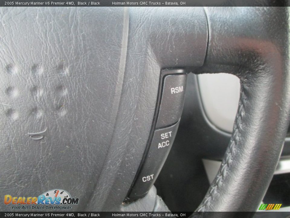 2005 Mercury Mariner V6 Premier 4WD Black / Black Photo #12