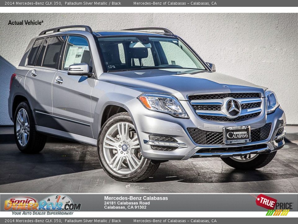 2014 Mercedes-Benz GLK 350 Palladium Silver Metallic / Black Photo #1