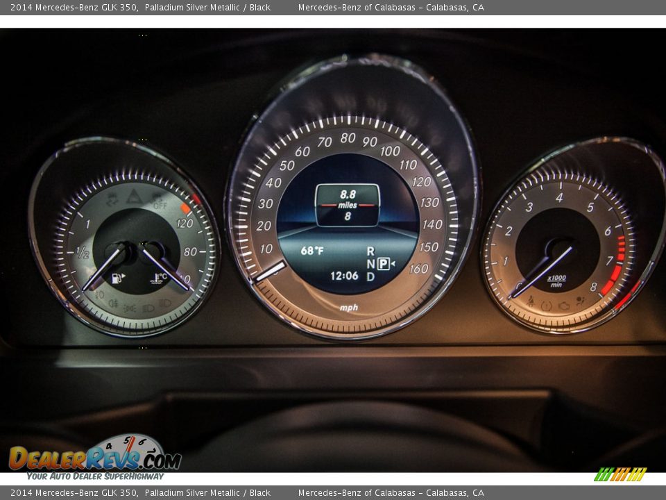2014 Mercedes-Benz GLK 350 Palladium Silver Metallic / Black Photo #6