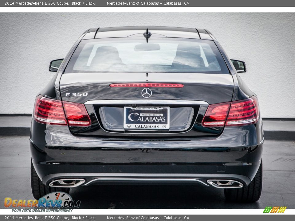 2014 Mercedes-Benz E 350 Coupe Black / Black Photo #3