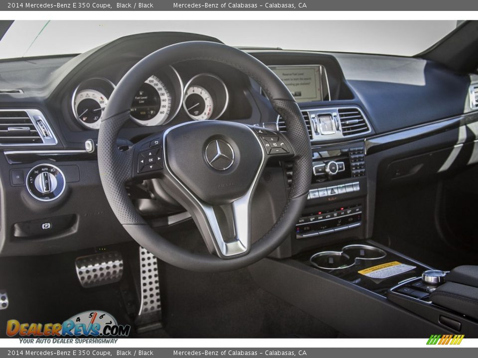 2014 Mercedes-Benz E 350 Coupe Black / Black Photo #5