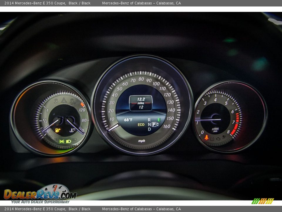 2014 Mercedes-Benz E 350 Coupe Black / Black Photo #6