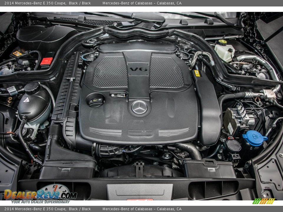 2014 Mercedes-Benz E 350 Coupe Black / Black Photo #9