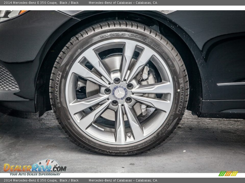 2014 Mercedes-Benz E 350 Coupe Black / Black Photo #10