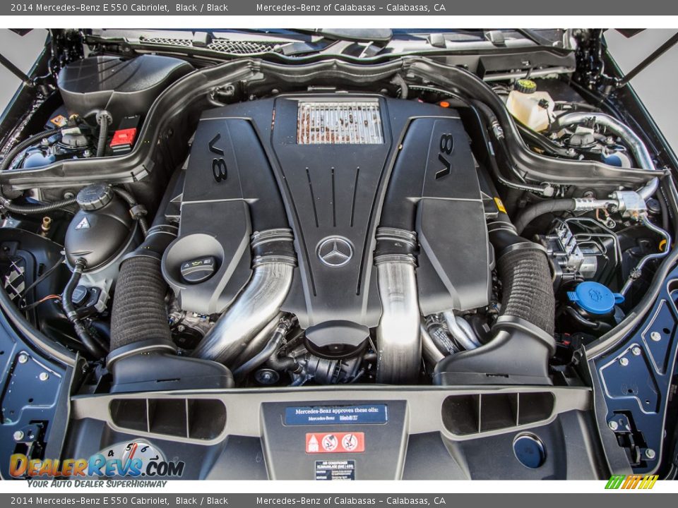 2014 Mercedes-Benz E 550 Cabriolet 4.6 Liter Twin-Turbocharged DOHC 32-Valve VVT V8 Engine Photo #9