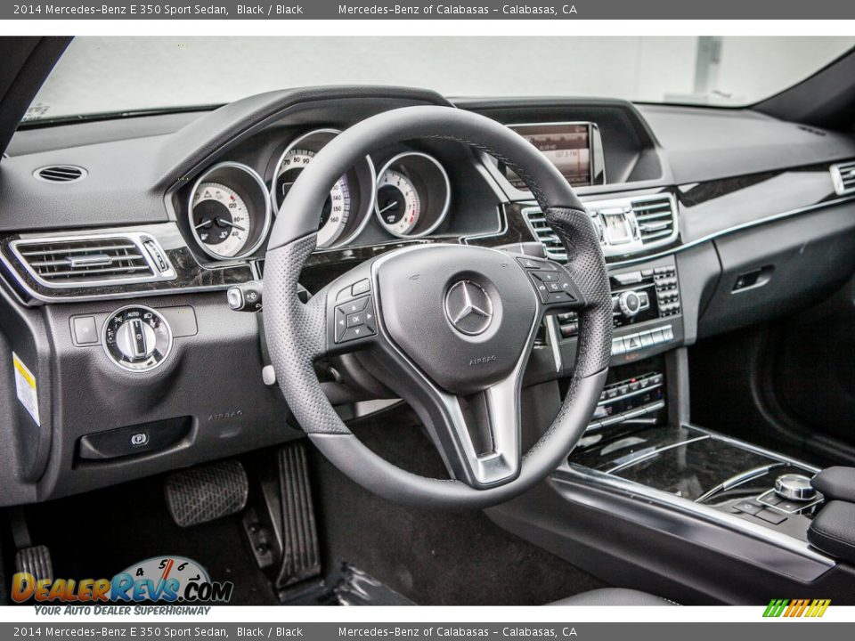 2014 Mercedes-Benz E 350 Sport Sedan Black / Black Photo #5