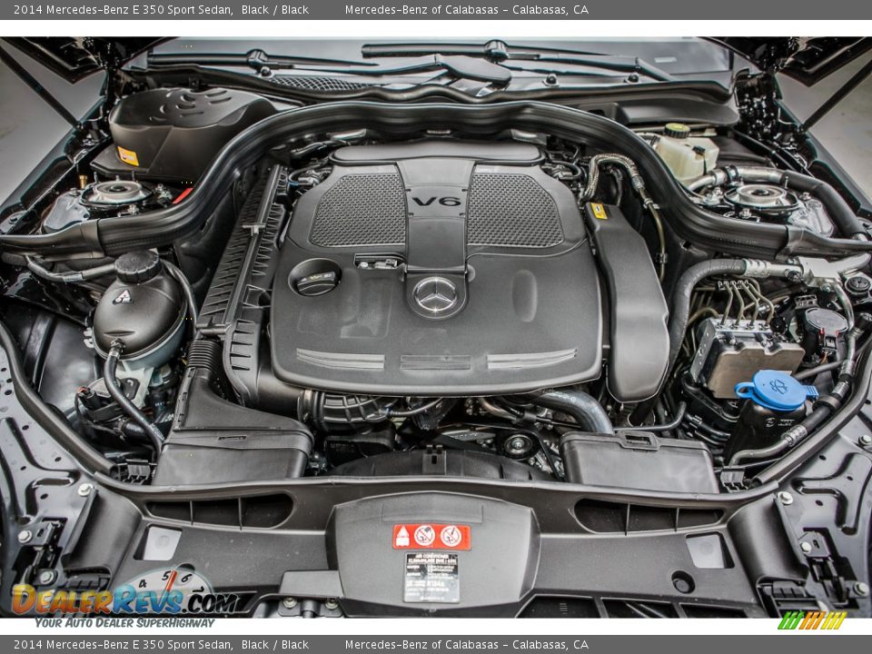 2014 Mercedes-Benz E 350 Sport Sedan Black / Black Photo #9