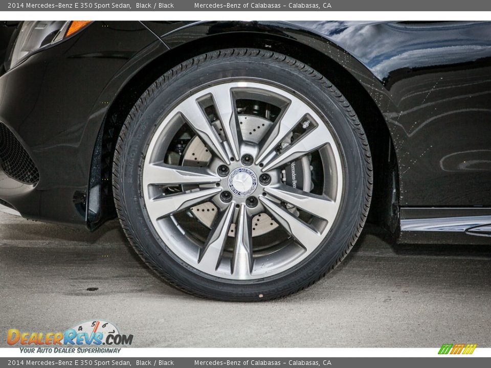 2014 Mercedes-Benz E 350 Sport Sedan Black / Black Photo #10
