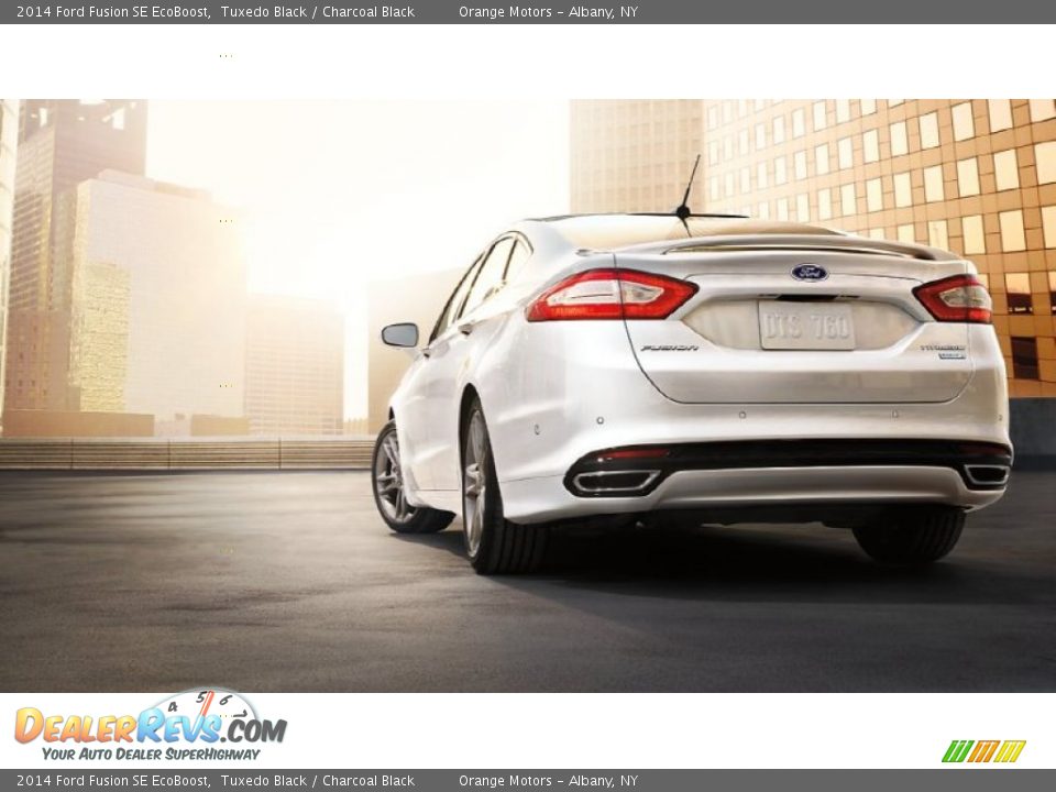 2014 Ford Fusion SE EcoBoost Tuxedo Black / Charcoal Black Photo #3