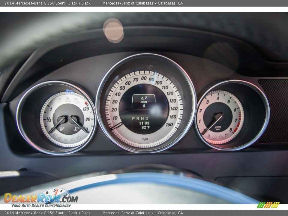 2014 Mercedes-Benz C 250 Sport Black / Black Photo #6