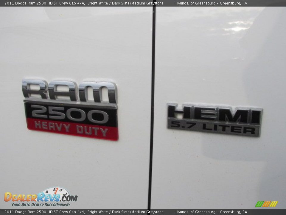 2011 Dodge Ram 2500 HD ST Crew Cab 4x4 Bright White / Dark Slate/Medium Graystone Photo #4