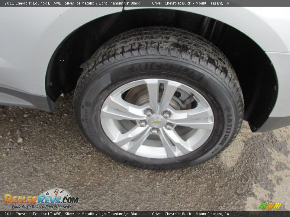 2011 Chevrolet Equinox LT AWD Silver Ice Metallic / Light Titanium/Jet Black Photo #3