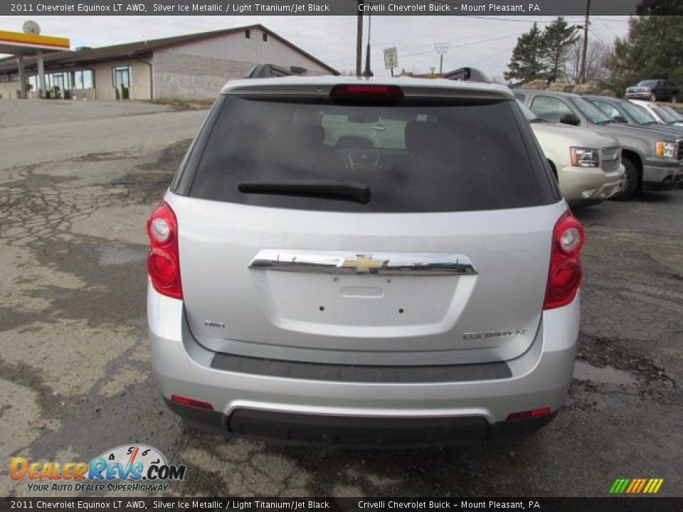 2011 Chevrolet Equinox LT AWD Silver Ice Metallic / Light Titanium/Jet Black Photo #4