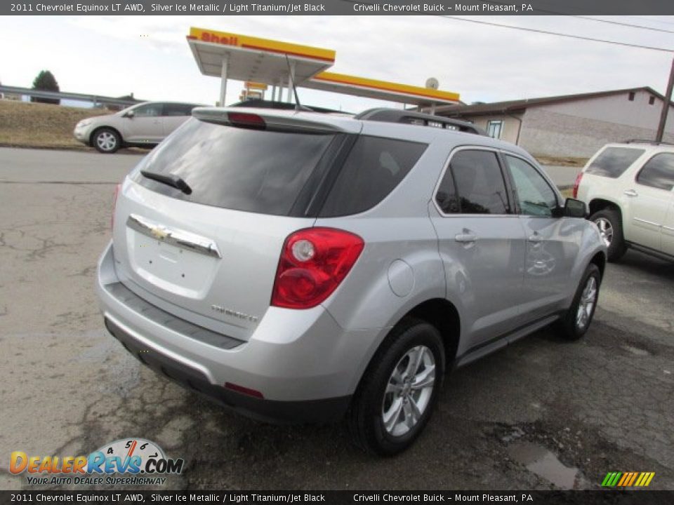 2011 Chevrolet Equinox LT AWD Silver Ice Metallic / Light Titanium/Jet Black Photo #6