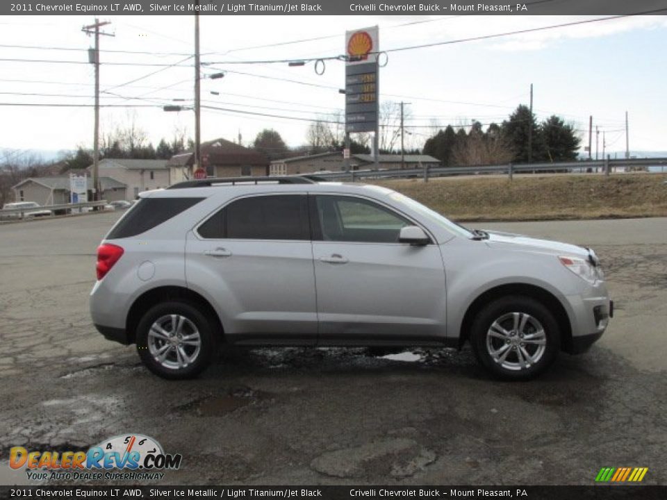 2011 Chevrolet Equinox LT AWD Silver Ice Metallic / Light Titanium/Jet Black Photo #7