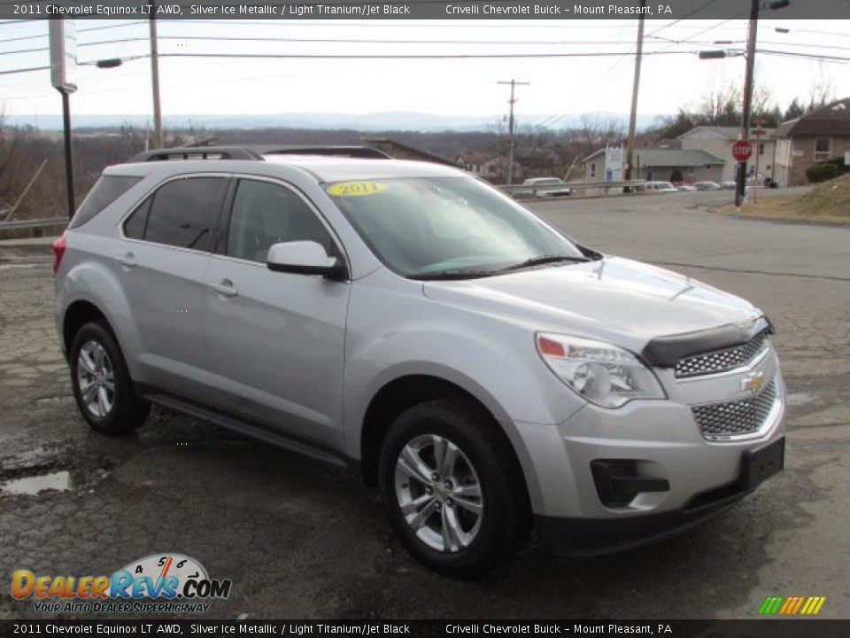 2011 Chevrolet Equinox LT AWD Silver Ice Metallic / Light Titanium/Jet Black Photo #8