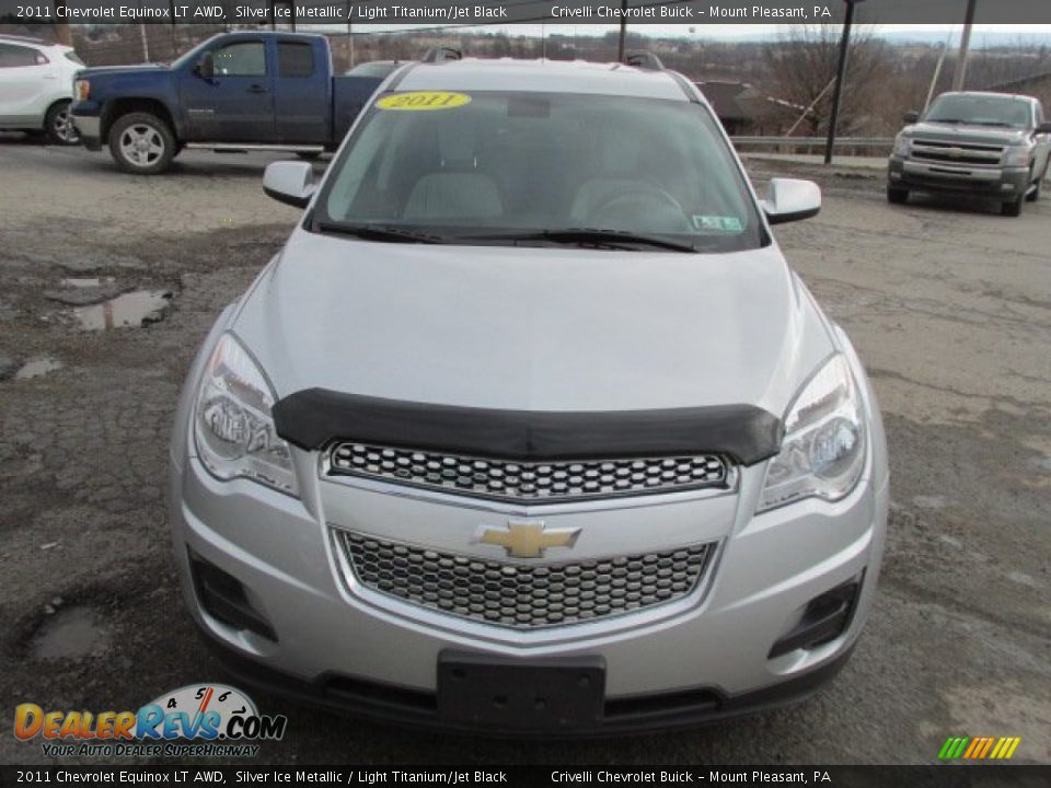 2011 Chevrolet Equinox LT AWD Silver Ice Metallic / Light Titanium/Jet Black Photo #9