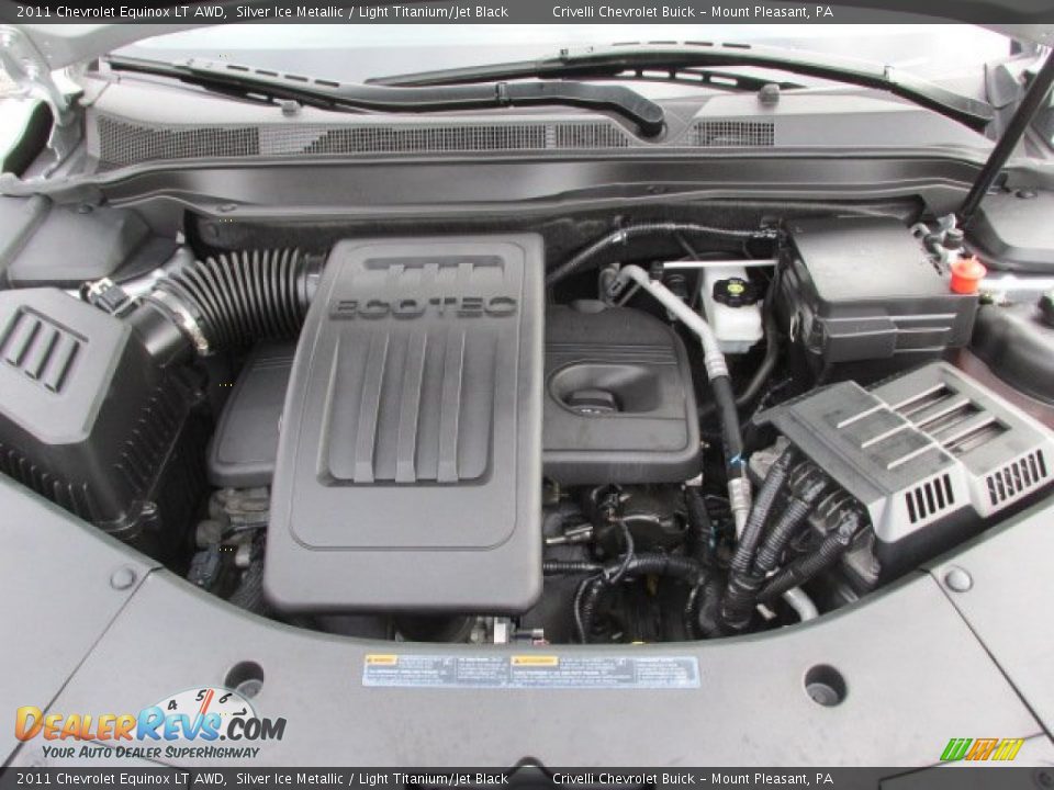 2011 Chevrolet Equinox LT AWD Silver Ice Metallic / Light Titanium/Jet Black Photo #10