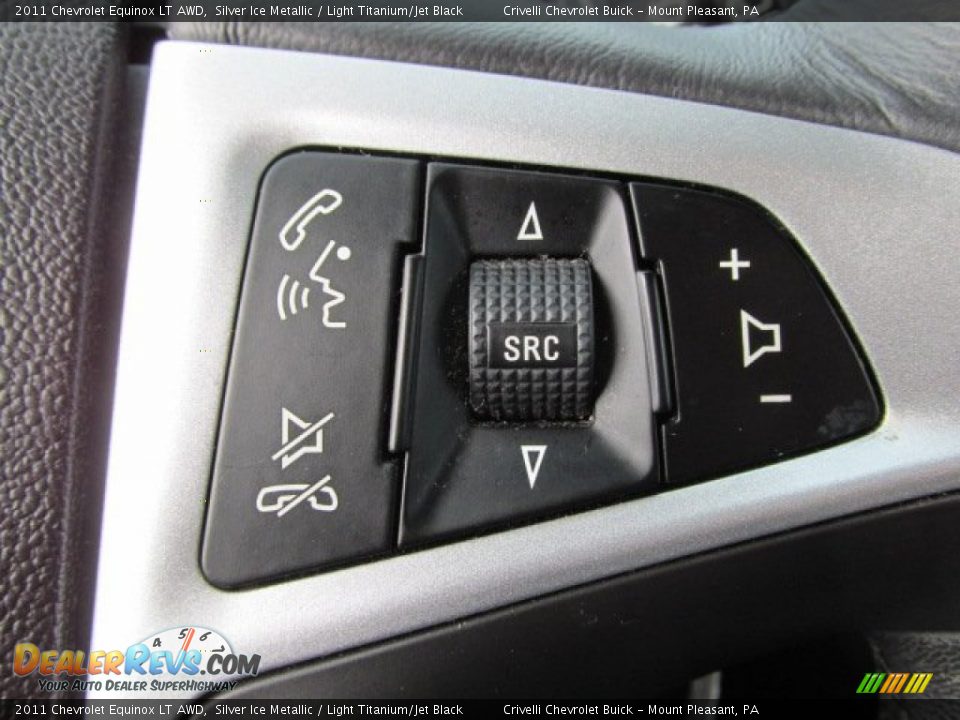 2011 Chevrolet Equinox LT AWD Silver Ice Metallic / Light Titanium/Jet Black Photo #20