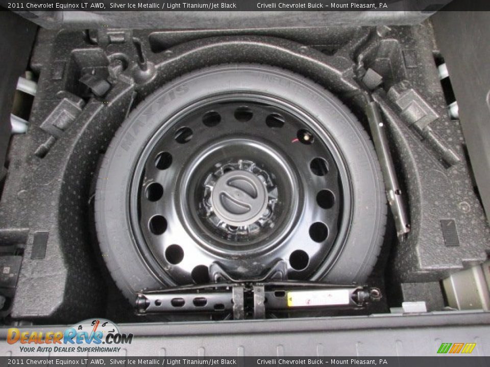 2011 Chevrolet Equinox LT AWD Silver Ice Metallic / Light Titanium/Jet Black Photo #28