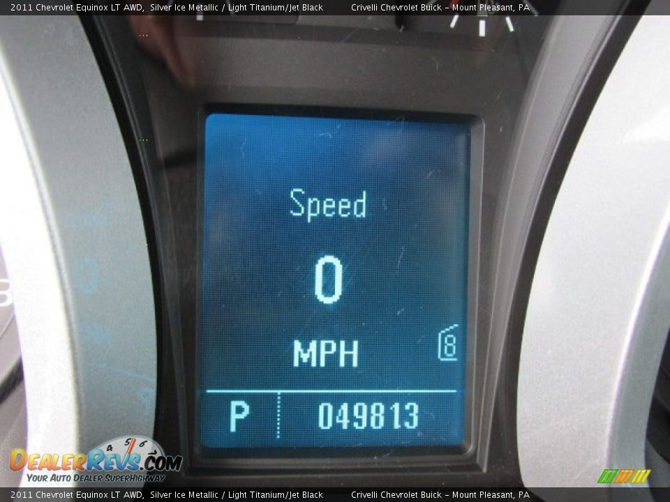 2011 Chevrolet Equinox LT AWD Silver Ice Metallic / Light Titanium/Jet Black Photo #35