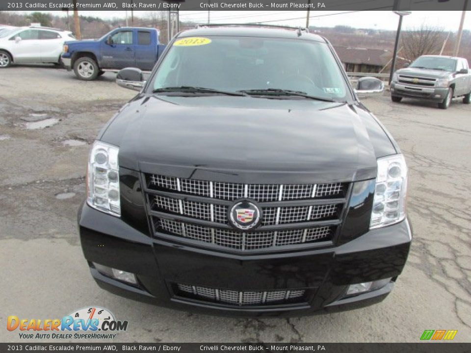2013 Cadillac Escalade Premium AWD Black Raven / Ebony Photo #11