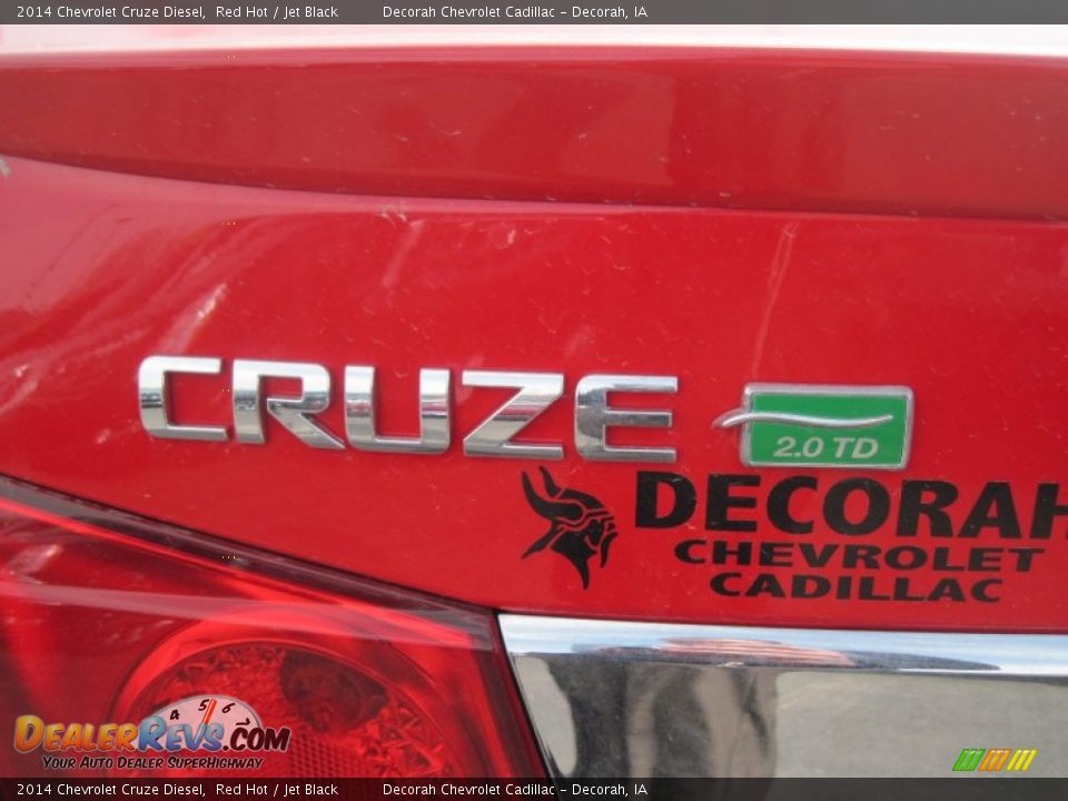 2014 Chevrolet Cruze Diesel Red Hot / Jet Black Photo #5