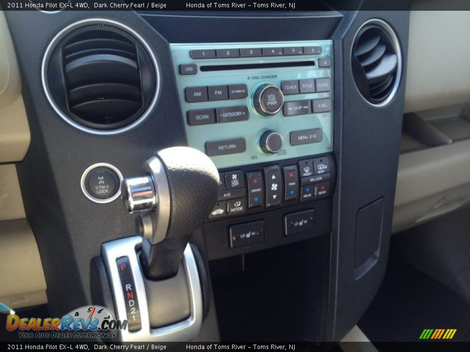 2011 Honda Pilot EX-L 4WD Dark Cherry Pearl / Beige Photo #20