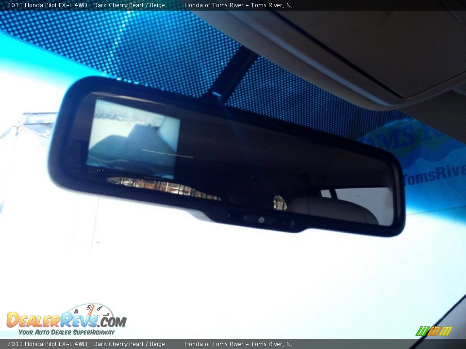 2011 Honda Pilot EX-L 4WD Dark Cherry Pearl / Beige Photo #22