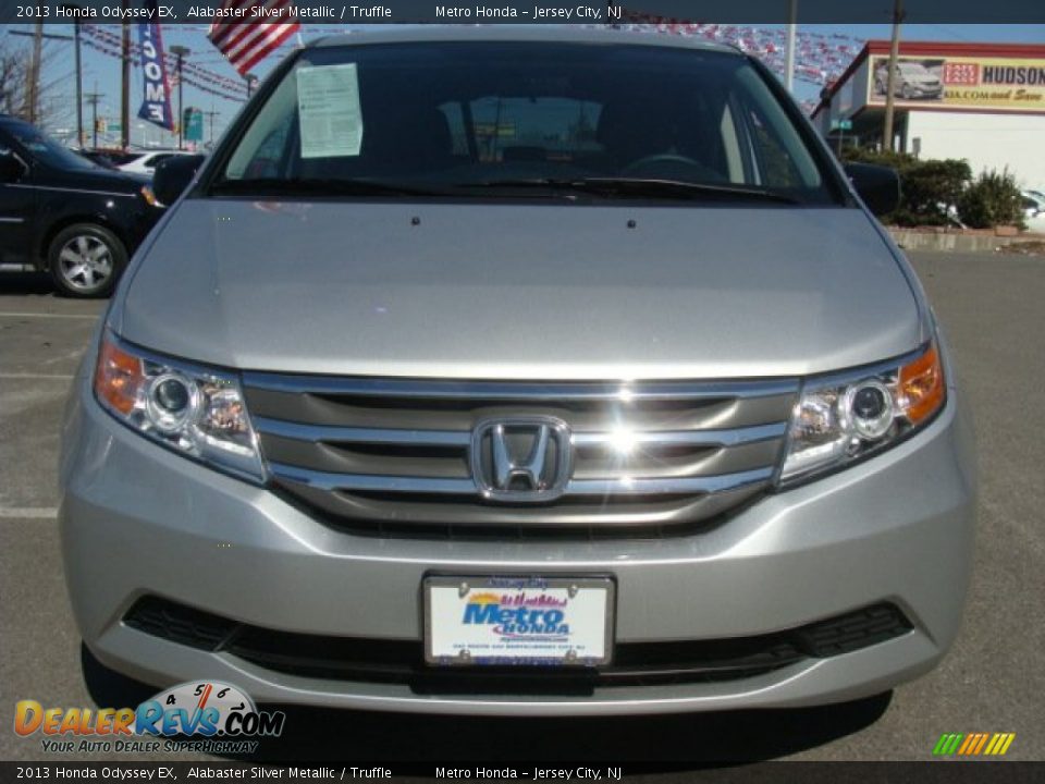 2013 Honda Odyssey EX Alabaster Silver Metallic / Truffle Photo #2