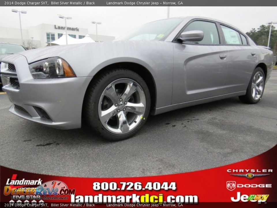 2014 Dodge Charger SXT Billet Silver Metallic / Black Photo #1