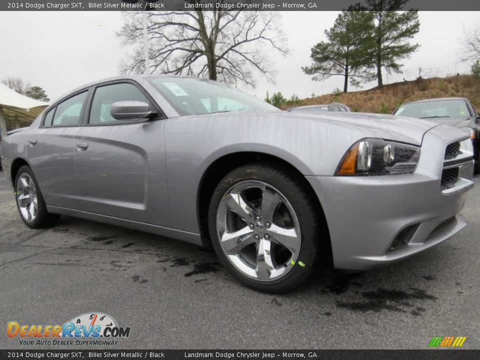 2014 Dodge Charger SXT Billet Silver Metallic / Black Photo #4