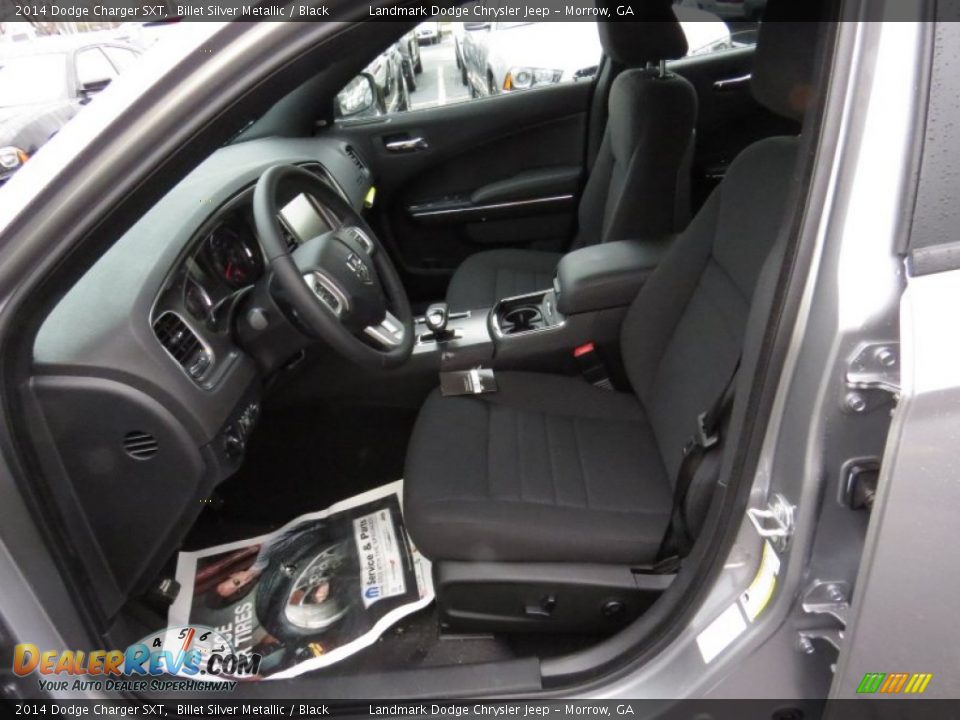 2014 Dodge Charger SXT Billet Silver Metallic / Black Photo #6