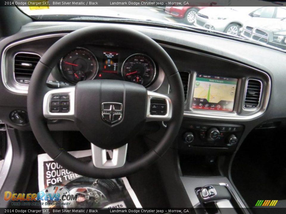 2014 Dodge Charger SXT Billet Silver Metallic / Black Photo #7