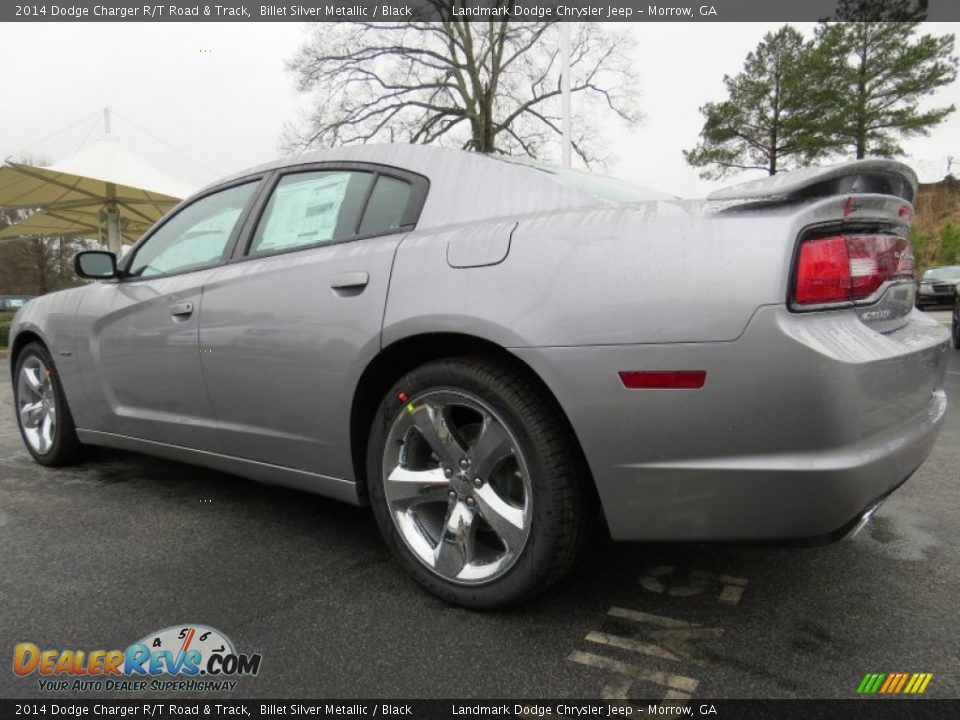 2014 Dodge Charger R/T Road & Track Billet Silver Metallic / Black Photo #2