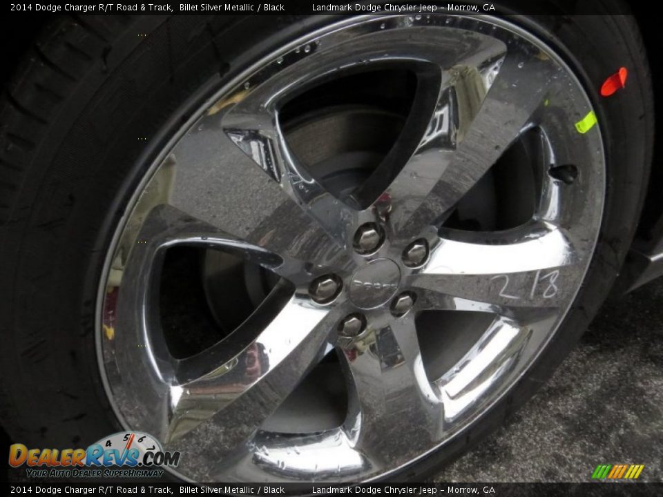 2014 Dodge Charger R/T Road & Track Billet Silver Metallic / Black Photo #5