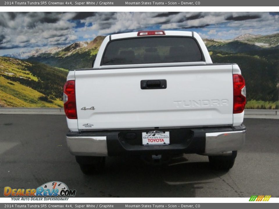 2014 Toyota Tundra SR5 Crewmax 4x4 Super White / Graphite Photo #4