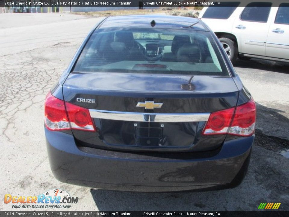 2014 Chevrolet Cruze LS Blue Ray Metallic / Jet Black/Medium Titanium Photo #6