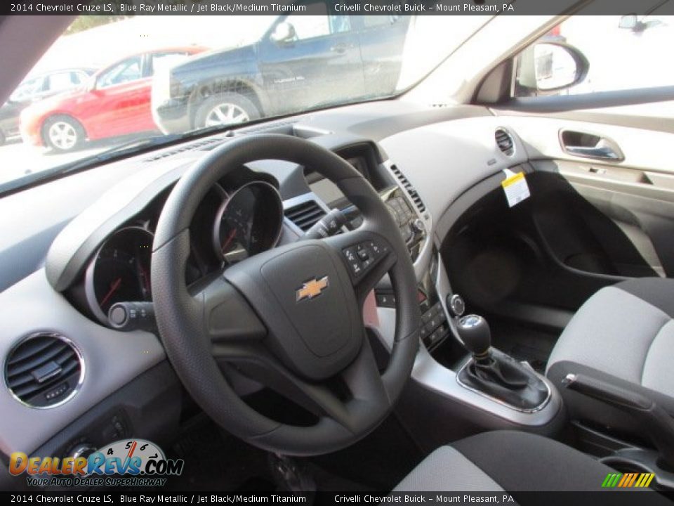 2014 Chevrolet Cruze LS Blue Ray Metallic / Jet Black/Medium Titanium Photo #8