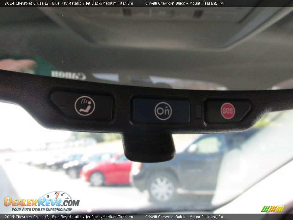 2014 Chevrolet Cruze LS Blue Ray Metallic / Jet Black/Medium Titanium Photo #10