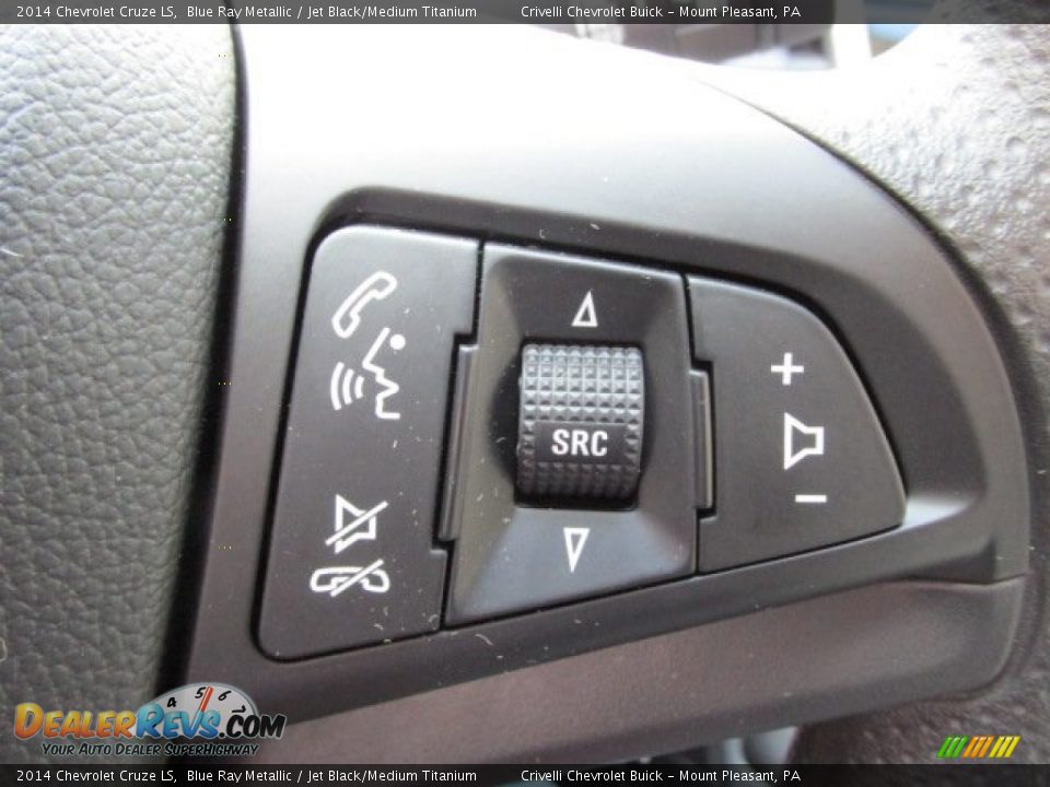 2014 Chevrolet Cruze LS Blue Ray Metallic / Jet Black/Medium Titanium Photo #12