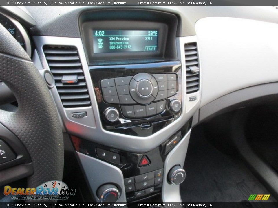 2014 Chevrolet Cruze LS Blue Ray Metallic / Jet Black/Medium Titanium Photo #13