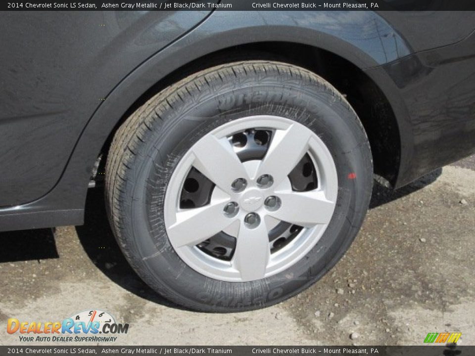 2014 Chevrolet Sonic LS Sedan Ashen Gray Metallic / Jet Black/Dark Titanium Photo #3