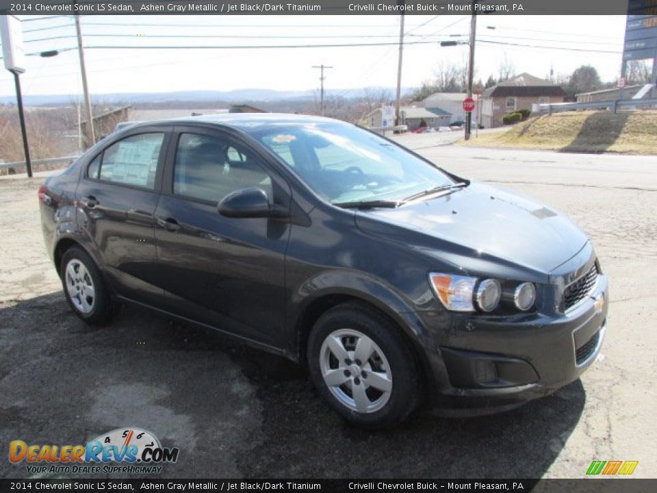 2014 Chevrolet Sonic LS Sedan Ashen Gray Metallic / Jet Black/Dark Titanium Photo #5