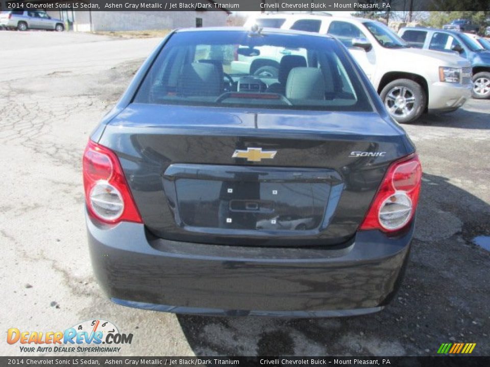 2014 Chevrolet Sonic LS Sedan Ashen Gray Metallic / Jet Black/Dark Titanium Photo #6
