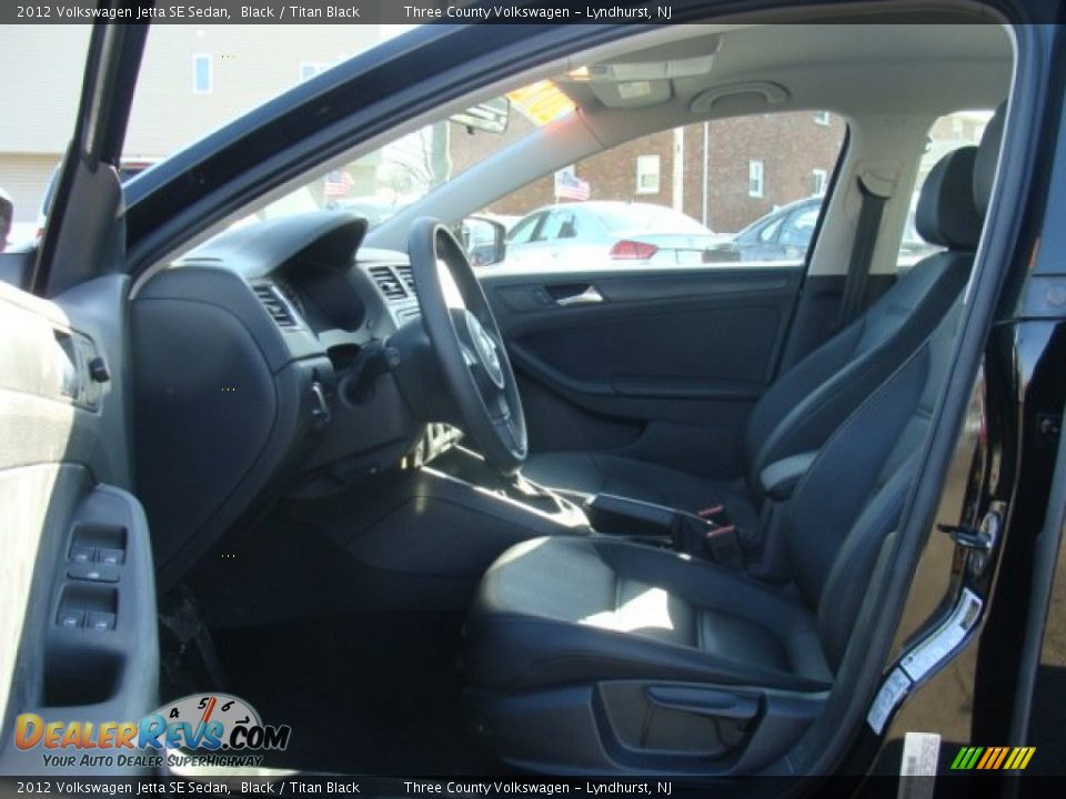 2012 Volkswagen Jetta SE Sedan Black / Titan Black Photo #6