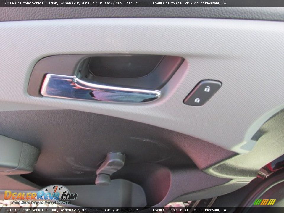 2014 Chevrolet Sonic LS Sedan Ashen Gray Metallic / Jet Black/Dark Titanium Photo #7