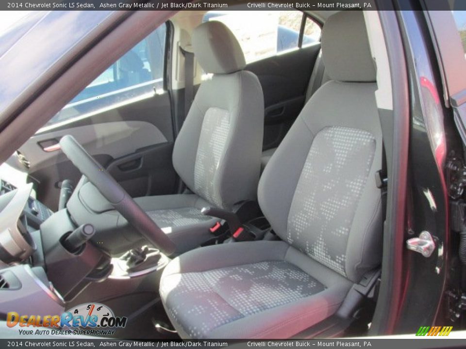 2014 Chevrolet Sonic LS Sedan Ashen Gray Metallic / Jet Black/Dark Titanium Photo #9
